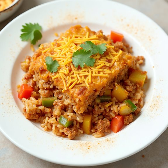 spicy turkey rice dish