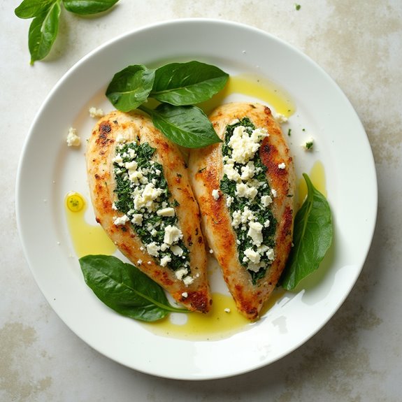 spinach and feta chicken