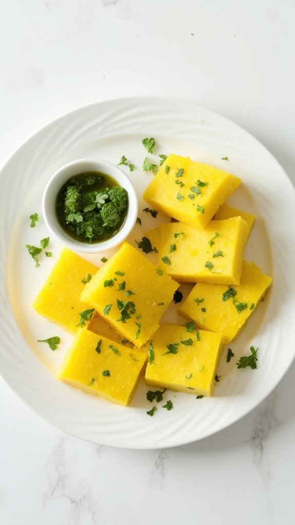 steamed fermented chickpea cake