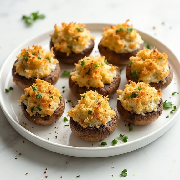 stuffed mushrooms in air fryer