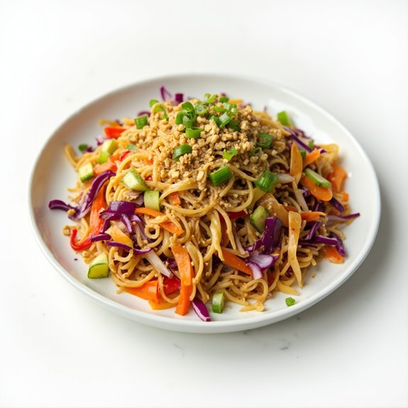 thai peanut noodle salad recipe