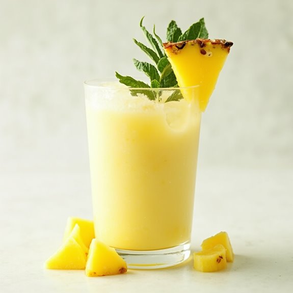 tropical pineapple coconut blend