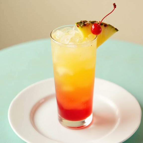 tropical rum cocktail delight