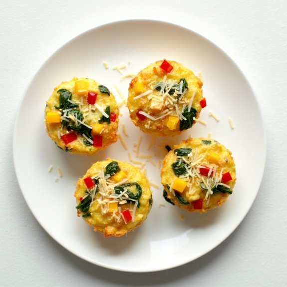 vegetable filled egg muffins