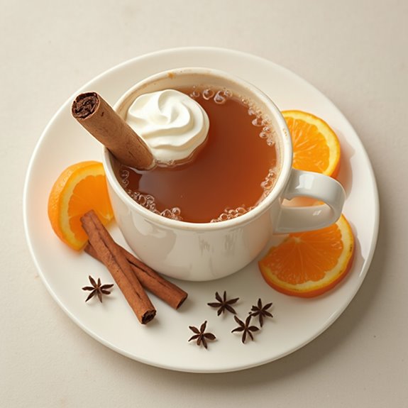 warm flavorful autumn beverage