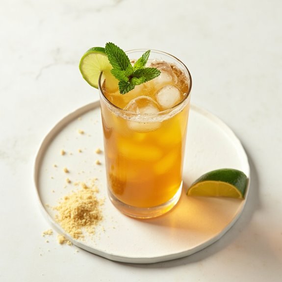 zesty refreshing ginger beverage